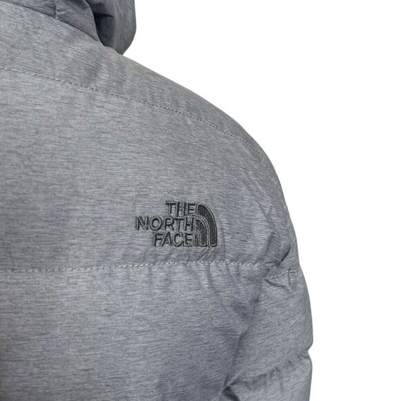 The North Face Gotham II Down Parka Jacket Women’s Size Small Grey Heather Zip - Picture 7 of 12